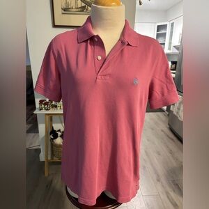 Brooks Brothers Men's Pink Polo Shirt. Size M
